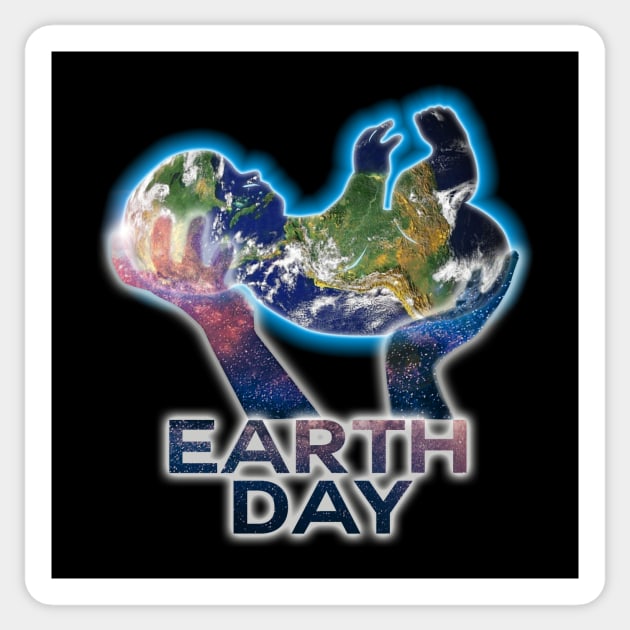 EARTH DAY Sticker by The iMiJ Factory